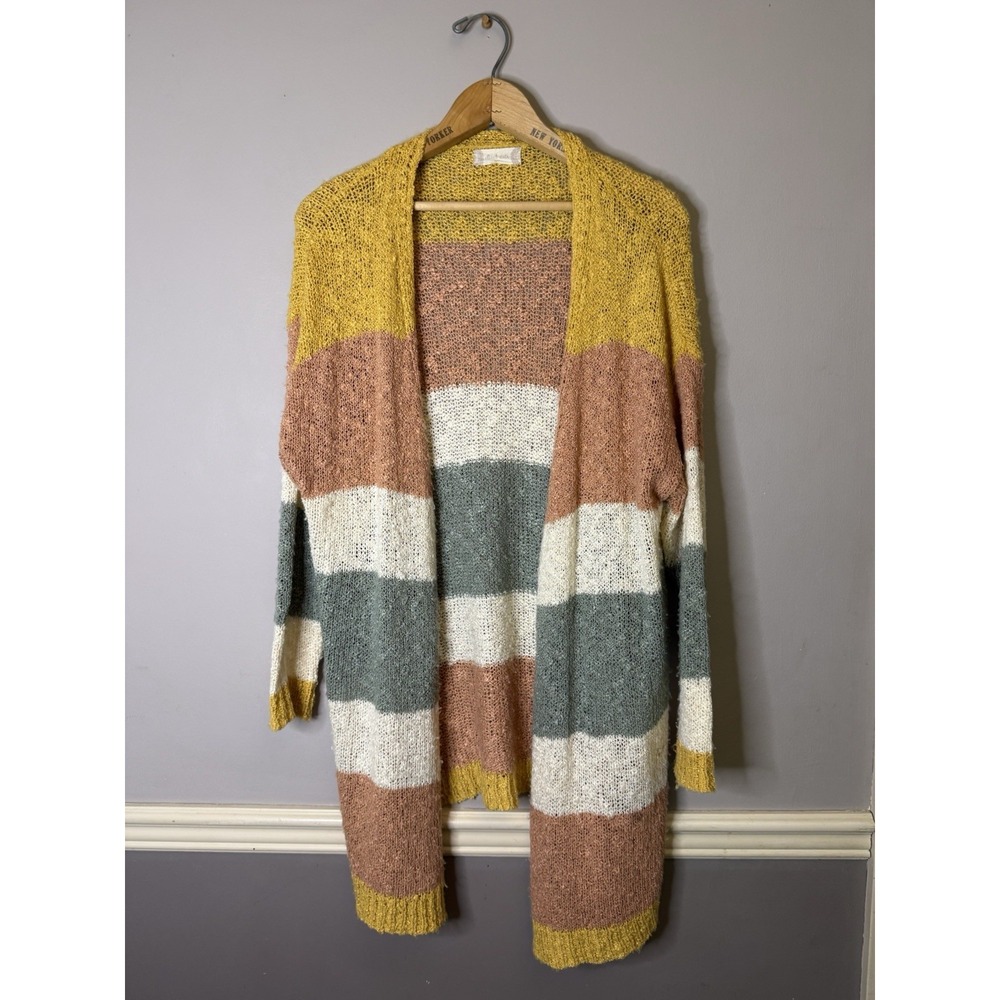 Altar'd State Striped Comfy Cardigan Size Women's Small / Medium